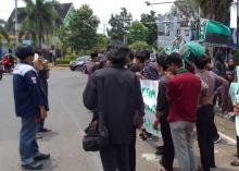 Mahasiswa HMI Tanjungpinang dan Bintan Gelar Aksi Menuntut Pembatalan PSN Rempang