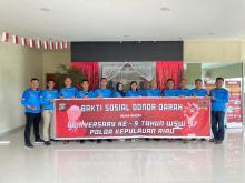 WSW-47 Polda Kepri Rayakan 5 Tahun Pengabdian dengan Kegiatan Donor Darah Massal