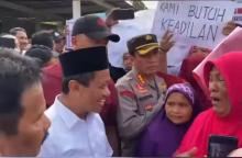 Kembali ke Pulau Rempang, Menteri Bahlil Disambut Warga Dengan Spanduk ini