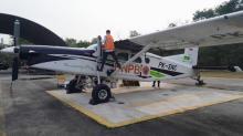 Upayakan Hujan Buatan, 600 Kilogram Garam Disemai di Langit Pelalawan dan Siak