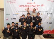 Karateka Asal Karimun Boyong Medali Emas dan Perak di Kejurnas Karate Menpora
