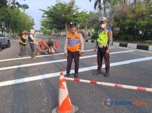 Pita Kejut Dipasang di Sejumlah Titik ini, Untuk Cegah Balap Liar di Pekanbaru
