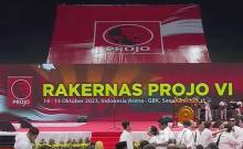 Presiden Jokowi Hadiri Rakernas Projo, Sapa Para Ketum Parpol Koalisi Indonesia Maju