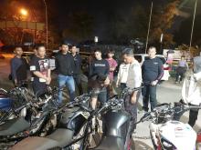 Ops Tertib Lalin di Batam, Polsek Gabungan Zona 3 Amankan 9 Pemuda dan 8 Sepeda Motor Terlibat Balap Liar