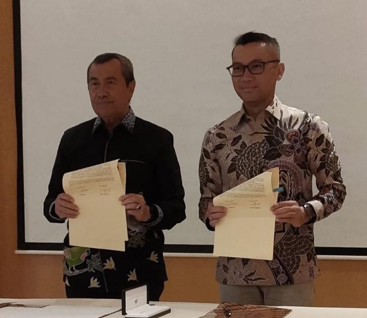 Tindak Lanjut Proyek MCC, Pemprov Riau dan Pertamina Patra Niaga Teken MoU