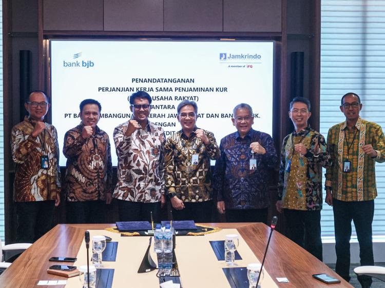 Perluas Akses Pembiayaan, bank bjb dan Jamkrindo Jalin Kerja 