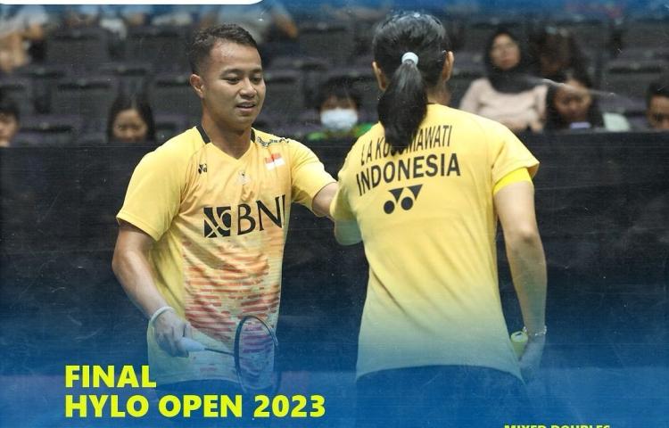 Rehan Naufal dan Lisa Ayu Gagal Menangi Final Hylo Open 2023