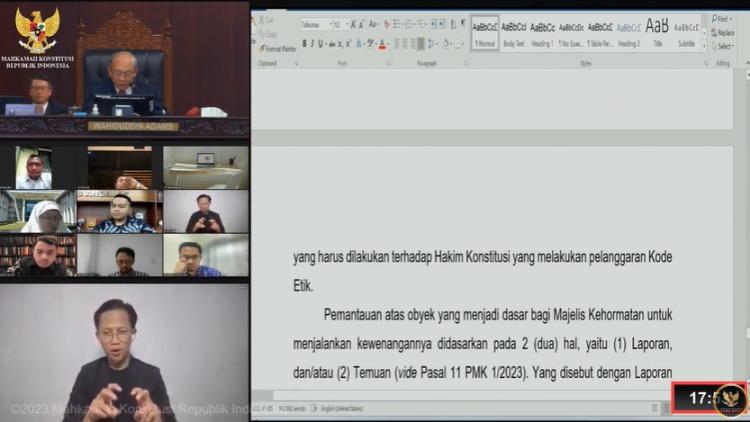 Skandal Etika Hakim Konstitusi, Sembilan Hakim Divonis Melanggar Kode Etik oleh MKMK
