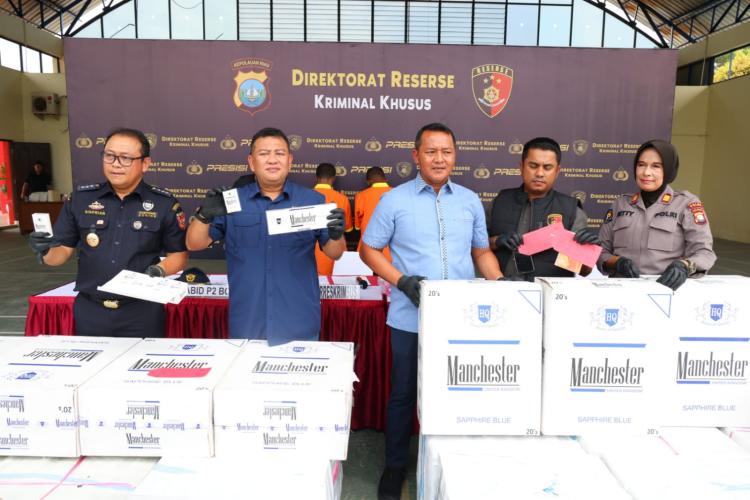 Fantastis Kerugian Negara Delapan Ratus Juta Lebih dari Rokok Ilegal, Berhasil Terungkap di Batam