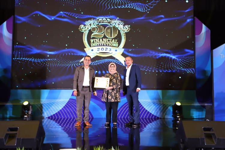 bank bjb Raih Penghargaan Top 20 Financial Institution 2023 dari The Finance 