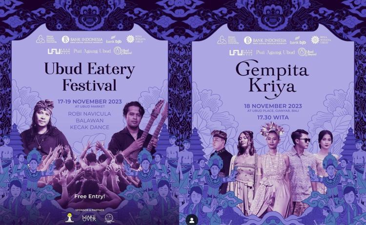 Dukung Gelaran Gempita Kriya dan Ubud Eatery Festival, Kontribusi bank bjb Dongkrak Budaya Nusantara