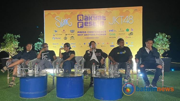 Rakyat Fest 2023, Slank dan JKT48 Siap Guncangkan Batam dalam Pesta Rakyat