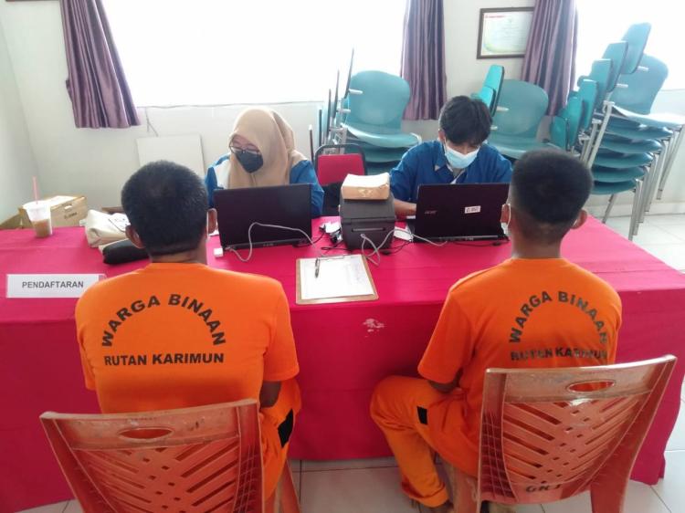 Rutan Karimun Lakukan Skrining TBC, Semua Warga Binaan Terbebas dari Penyakit