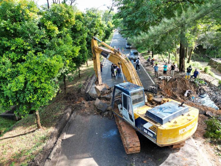 Terungkap Penyebab Ambruknya Jalan Menuju Arah Sekupang Batam