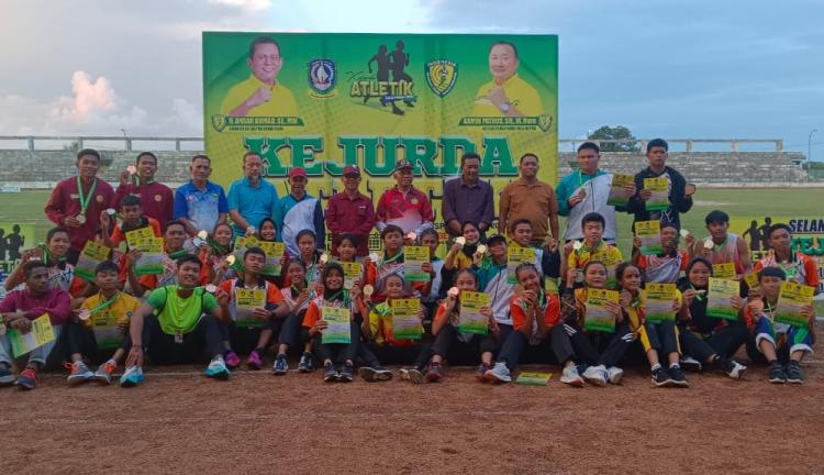 Kontingen Lingga Berjaya Raih 18 Medali di Hari Pertama Kejurda Atletik Kepri 2023