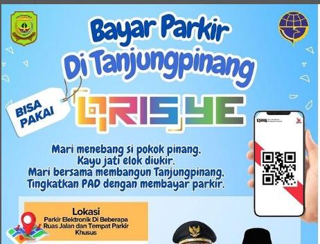 Bayar Parkir pakai QRIS di Tanjungpinang Mulai Berlaku, Catat Lokasinya! 