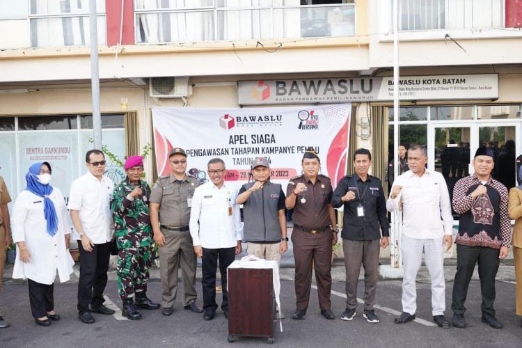 Bawaslu Batam Gelar Deklarasi Kampanye Damai dan Apel Siaga Pemilu 2024