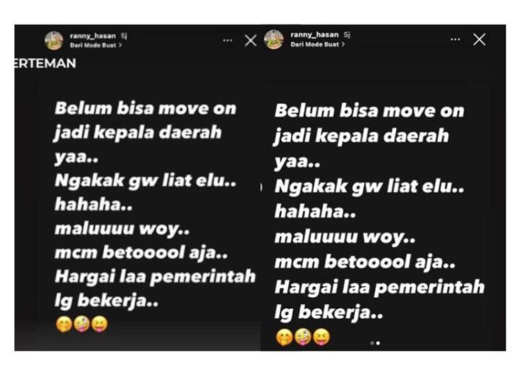 Status WhatsApp Istri PJ Walikota Tanjungpinang Tersebar, Sindiran Pedas ke Mantan Wako Rahma