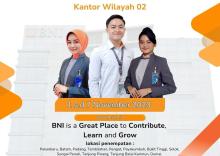 Lowongan Magang Bina BNI Kantor Wilayah 02 Penempatan di Batam, Tanjungpinang dan Daerah Ini