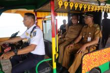 Sebanyak 11 Unit Kendaraan Listrik Tiba di Penyengat, Gantikan Bentor