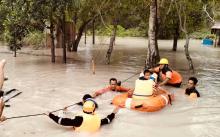 Diguyur Hujan Deras, Wilayah Darussalam Karimun Terendam Banjir