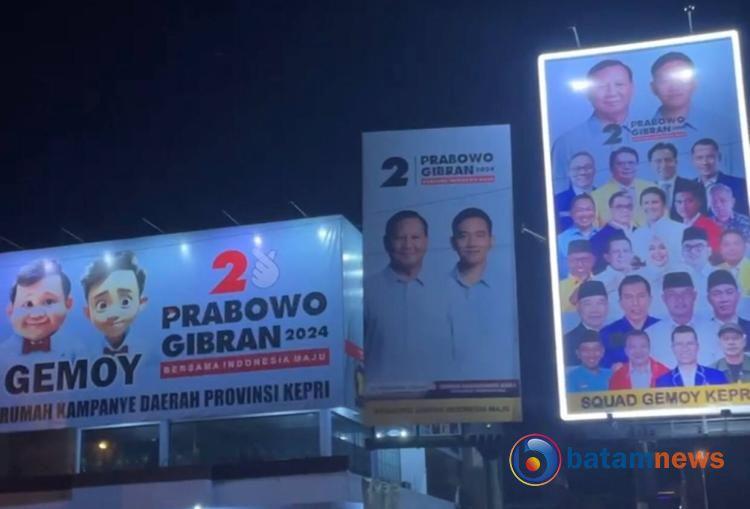 Jadi Tim Sukses Prabowo Gibran, Baliho Marlin Agustina Terpajang di Squad Gemoy Kepri