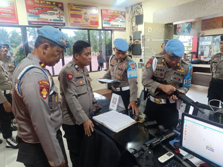 Propam Polda Kepri Lakukan Pengawasan ke Anggota Polres Karimun