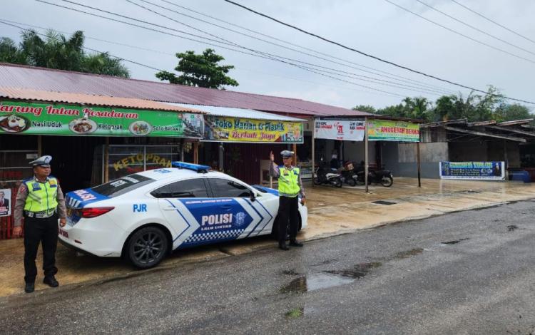 Subsatgas Patroli OMB LK Beraksi di Pekanbaru: Amankan Jalur Kampanye
