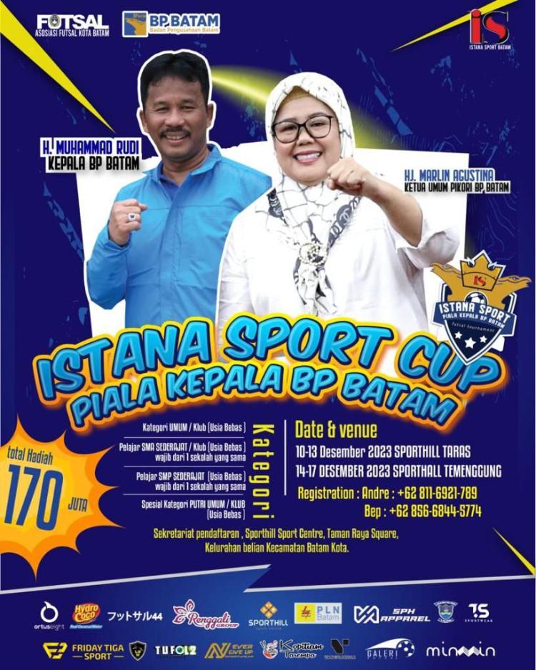  Turnamen Futsal Piala Kepala BP Batam Kategori Pelajar Bakal Berlangsung Tanggal 14 Desember 2023