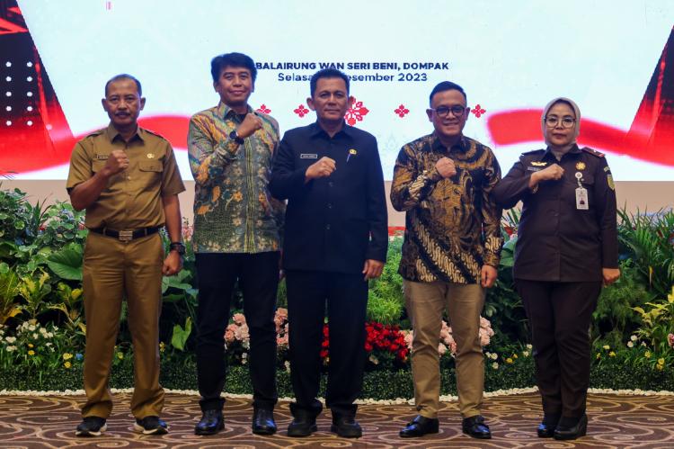Alokasi DIPA dan TKD Kepri Sebesar Rp17,14 Triliun Diserahkan Gubernur Ansar Secara Digital