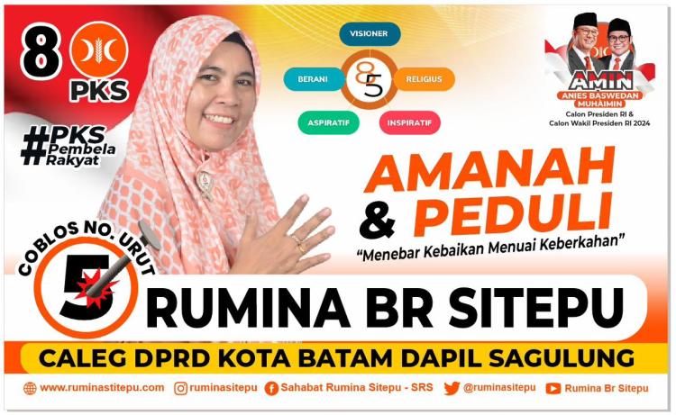 Rumina Br. Sitepu CALEG PKS, Pilihan Tepat Warga Sagulung di Pemilu 2024
