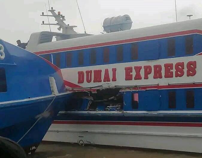 Dumai Line 3 Tabrak Dumai Express 12, Ini Penjelasan Humas PT Lestari Dumai Bahari