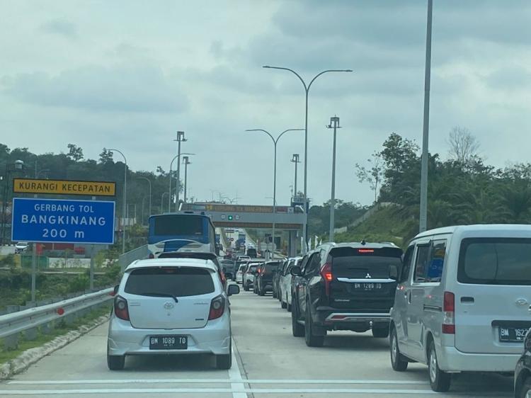 Rute Tol Bangkinang-XIII Koto Kampar Jadi Favorit Pengendara Selama Libur Akhir Tahun