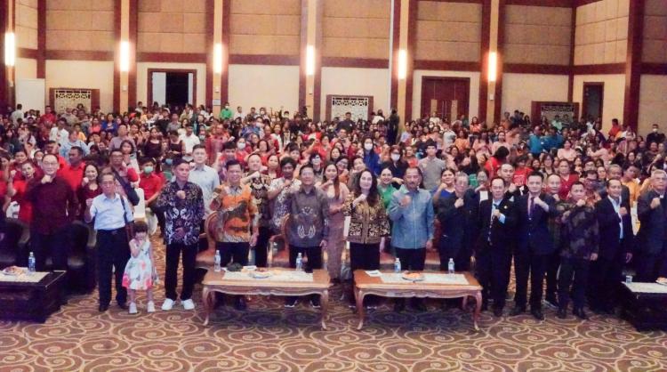  Sekdaprov Adi Hadiri Kegiatan Perayaan Natal Umat Kristiani Provinsi Kepulauan Riau Tahun 2023