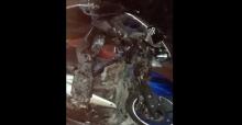 Kecelakaan Hebat di Raja Oesman, Kapling Karimun: Yamaha Aerox vs Honda Beat