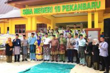 Tingkatkan SDM, Gubernur Riau Resmikan 8 Unit Sekolah Baru di Pekanbaru