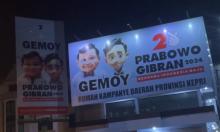 TKD Prabowo-Gibran Gelar Nobar Debat Capres Pertama di Simpang Baloi Batam