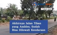 Akhirnya Jalan Raya di Tiban Baru Batam Sudah Bisa Dilewati Setelah Perbaikan