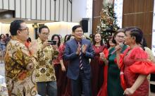 Keluarga Besar Karyawan Kristiani BP Batam Rayakan Natal 2023 Penuh Suka Cita