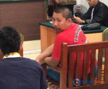 Potret Bang Long pada Sidang Pertama Rusuh Demo Bela Rempang di Pengadilan Negeri Batam