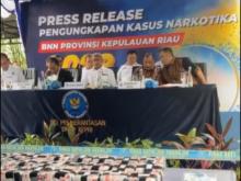 Penyelundupan 60 Kg Sabu di Tanjungpinang, 3 Tersangka Diamankan BNNP Kepri
