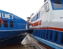 Tabrakan Kapal Penumpang di Selat Panjang, Dumai Line 3 Tabrak Dumai Express 12