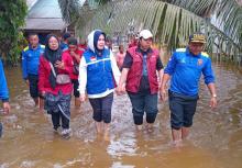 553 Keluarga Terdampak Banjir di Desa Buluh Cina Kampar