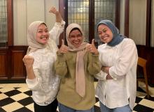 Putri Calon Presiden dan Wakil Presiden AMIN Ikuti Pengajian di Pesantren Mambaul Hikam II