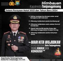 Kapolresta Tanjungpinang Larang Masyarakat Pesta Kembang Api untuk Ciptakan Kondisi Aman