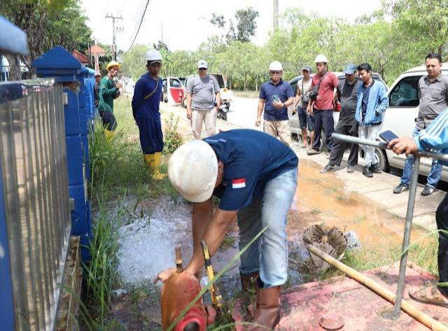 PT ABHi Tingkatkan Kualitas Layanan Air Bersih dengan Jadwal Flushing Rutin