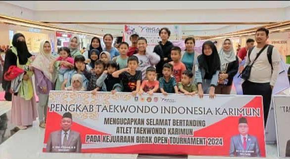 Atlet Muda Taekwondo Karimun Raih 15 Medali di Bigak Open Tournament 2024