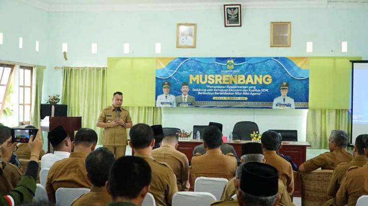 Bupati Nizar Buka Musrenbang Kecamatan Lingga, Fokus Pemantapan Kesejahteraan Masyarakat