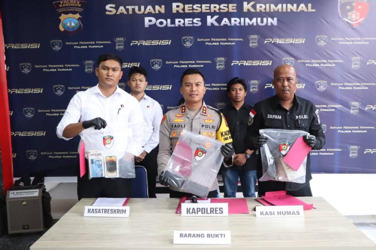 Residivis Pencurian di Karimun Tertangkap Lagi Setelah Mencuri iPhone 14 Pro Max