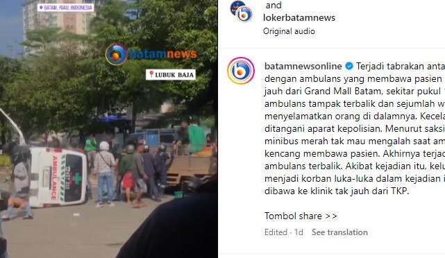 Pasien Kritis yang Dibawa Ambulans RS Harapan Bunda Akhirnya Meninggal Dunia